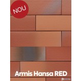 Placaj klinker Terca Armis Hansa Red 21.5x6.5x1.4 cm