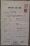 Certificat gimnazial// Oravita 1919