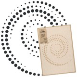 Șablon din plastic reutilizabil // SPIRALA - MEDIU (43x64cm)