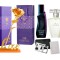 Set apa de toaleta Passion Dance Dark 50 ml, apa de parfum Rare Pearls 50 ml, card multifunctional, de supravietuire si trandafir auriu cu suport si c