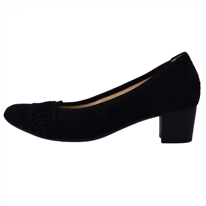 Pantofi dama, din piele naturala, Gabor, 65-382-17-01-30, negru