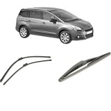 Cumpara ieftin Set 3 stergatoare PEUGEOT 5008 I Van (0U_) 2009-2017, parbriz si luneta, Bosch Twin-Aerotwin
