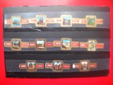 HOPCT LOT NR 80 MONUMENTELE ISTORICE ALE LUMII -11 BUC-ETICHETE VECHI DE TRABUCURI/ CIGARS LABELS -COLECTIE DE LUX-
