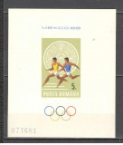 Romania.1968 Olimpiada de vara MEXIC-Bl. DR.184, Nestampilat