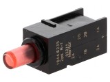 Comutator apăsare DPDT 0.5A 60VAC Roșu