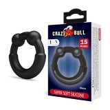 Inel pentru penis CRAZY BULL Meco Silicone Ring 15, din silicon, ajustabil, rezistent la apă, diametru intern 40 mm