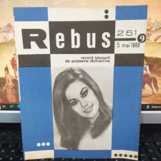 Rebus, revistă bilunară de probleme distractive, nr. 261, 5 mai 1968, 111