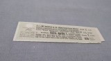 CUPOANE DE TREZORERIE CU REDUCERE 1920 UNGARIA