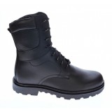 Bocanci barbati, militari, din piele naturala, imblaniti, inalti, model Armata PH328NBOX
