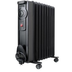 Radiator pe ulei cu 9 elementi Black Decker, 1500 W, functie termostat, incalzire silentioasa