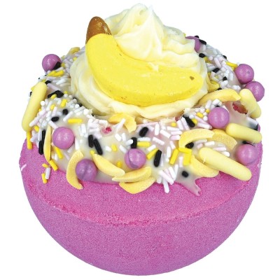 Bomba de baie efervescenta Banana Delight Raw Blaster 150g, Bomb Cosmetics foto