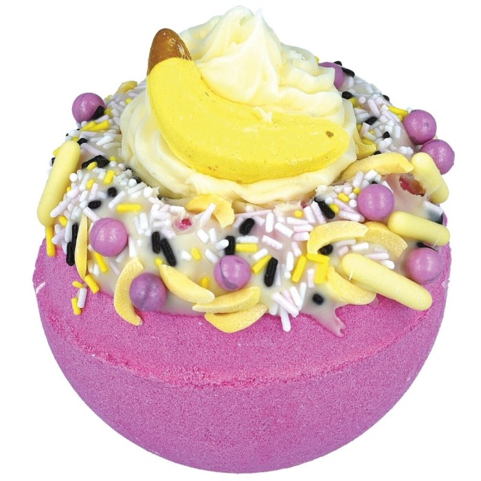 Bomba de baie efervescenta Banana Delight Raw Blaster 150g, Bomb Cosmetics