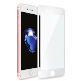 Folie sticla flippy&Acirc;&reg; pentru apple iphone 7/8 plus 111d alb