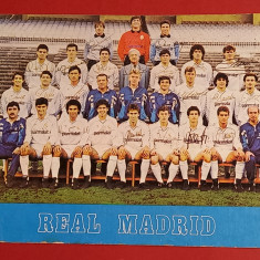 Foto fotbal - REAL MADRID (sfarsitul anilor `80)