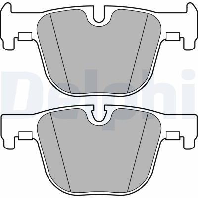 DELPHI LP2494 set placute frana,frana disc foto