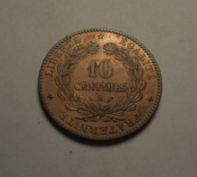 Franta 10 Centimes 1889 A Piesa Frumoasa foto