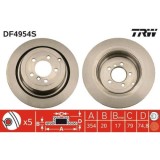 Set discuri frana Land Rover Range Rover 3 (L322), 3.0 D 4x4, 3.6 D 4x4, 4.2 4x4, 4.4 4x4, 5.0 4x4, punte spate, 354x20, ventilat, TRW