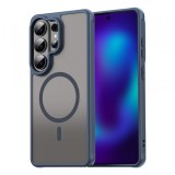 Husa MagSafe pentru Samsung Galaxy S26 Ultra S948, Techsuit, HaloFrost II, Bleumarin