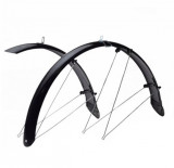 Set aparatori noroi fata/spate bicicleta 26&quot;, latime 53 mm, culoare negru, mater PB Cod:AWR2161