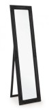 Cumpara ieftin Oglinda de podea cu rama din lemn negru Miro 40x4x160 cm
