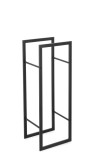 Cumpara ieftin Suport lemne otel negru Joonas 30x25,5x80h