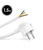 Cablu de retea montabil de 1.5m 3x1.5 mm2 alb cu stecher/fire libere