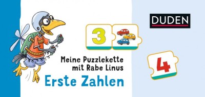 Meine Puzzlekette mit Rabe Linus - Erste Zahlen foto