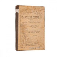 G. D. Scraba, Carte de citire pentru clasa II primară urbană și rurală, 1895, cu ex-librisul lui I. Popescu Băjenaru -d