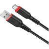 Cablu Date si Incarcare HOCO, X59 Victory, USB la USB Type-C, 1m, 2.4A, Negru