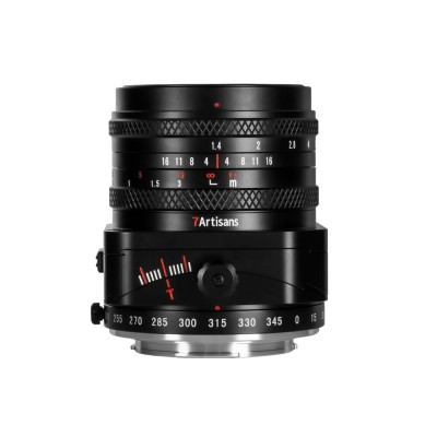 Obiectiv Manual 7Artisans 50mm F1.4 APS-C Tilt-Shift foto