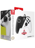 Controller Pdp Faceoff Deluxe + Audio Alb Negru NSW