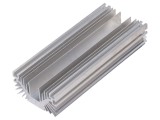 Radiator: extrudat U universale aluminiu L: 304,8mm W: 127mm, 125532