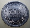 R.071 ROMANIA MIHAI I 500 LEI 1946 XF/AUNC, Aluminiu