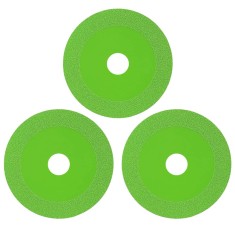 Set 3 discuri diamantate pentru slefuire sticla, Sunmostar, Verde