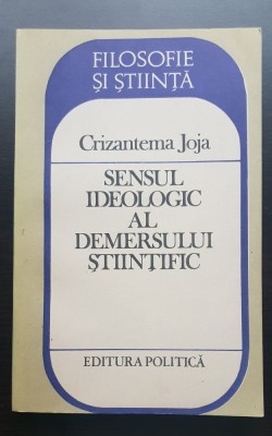 Sensul ideologic al demersului științific - Crizantema Joja foto
