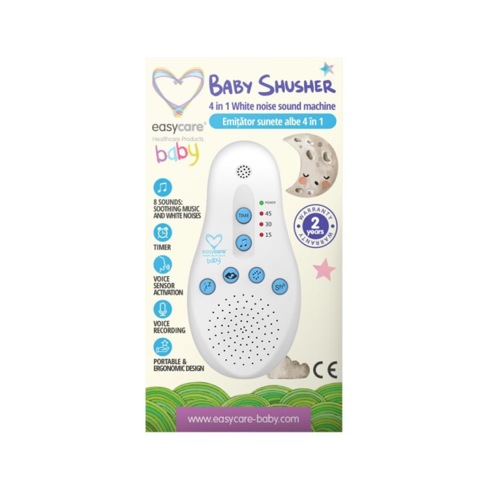 Emitator sunete albe 4 in 1 EASYCARE BABY