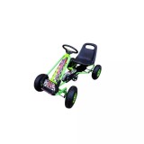 Cumpara ieftin Kart cu pedale Gokart, 3-7 ani, roti gonflabile, G1 R-Sport - Verde