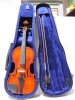 Vioara pentru copii 1/8 Rudolph Fiedler 1996 # necesita inlocuire corzi #, Oem