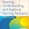 Reading, Understanding, and Applying Nursing Research