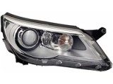 Far VW Tiguan 09.2007-04.2011 Hella partea Dreapta, tip bec D1S+H7, cu lumina viraje