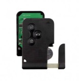 Cheie auto completa Topautochei&reg; pentru Renault Megane, Clio, Scenic 433 Mhz, chip PCF7942A HITAG 2, Keyless Go, Aftermarket