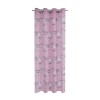 Perdea Voal Roz Unicorn 140x260 cm, Inele, Decorativa, Dormitor Copii