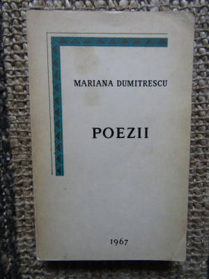 Poezii Mariana Dumitrescu foto