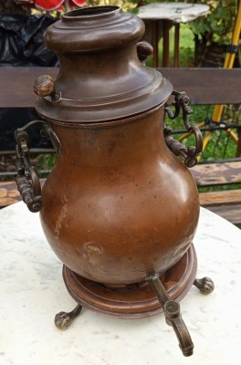Samovar din cupru secol 19, reducere foto