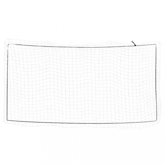 vidaXL Plasă de remorcă cu funie elastică, alb, 6x3 m, PP