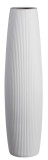 Vaza flori ceramica alba 19,5 x 76 cm
