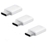 Set 3 x Adaptor USB Type-C - MicroUSB Samsung Galaxy Tab S3 9.7 EE-GN930KWEGWW alb