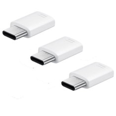 Set 3 x Adaptor USB Type-C - MicroUSB Samsung Galaxy TabPro S W700 EE-GN930KWEGWW alb foto