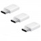 Set 3 x Adaptor USB Type-C - MicroUSB Samsung Galaxy A6s EE-GN930KWEGWW alb