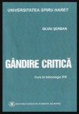 Gandire critica / Silviu Serban